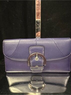 レディース Rare Coach Signature 2186 Denim Satchel